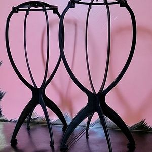 2 pk Portable wig stands